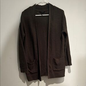 George army Green Open-Front Cardigan